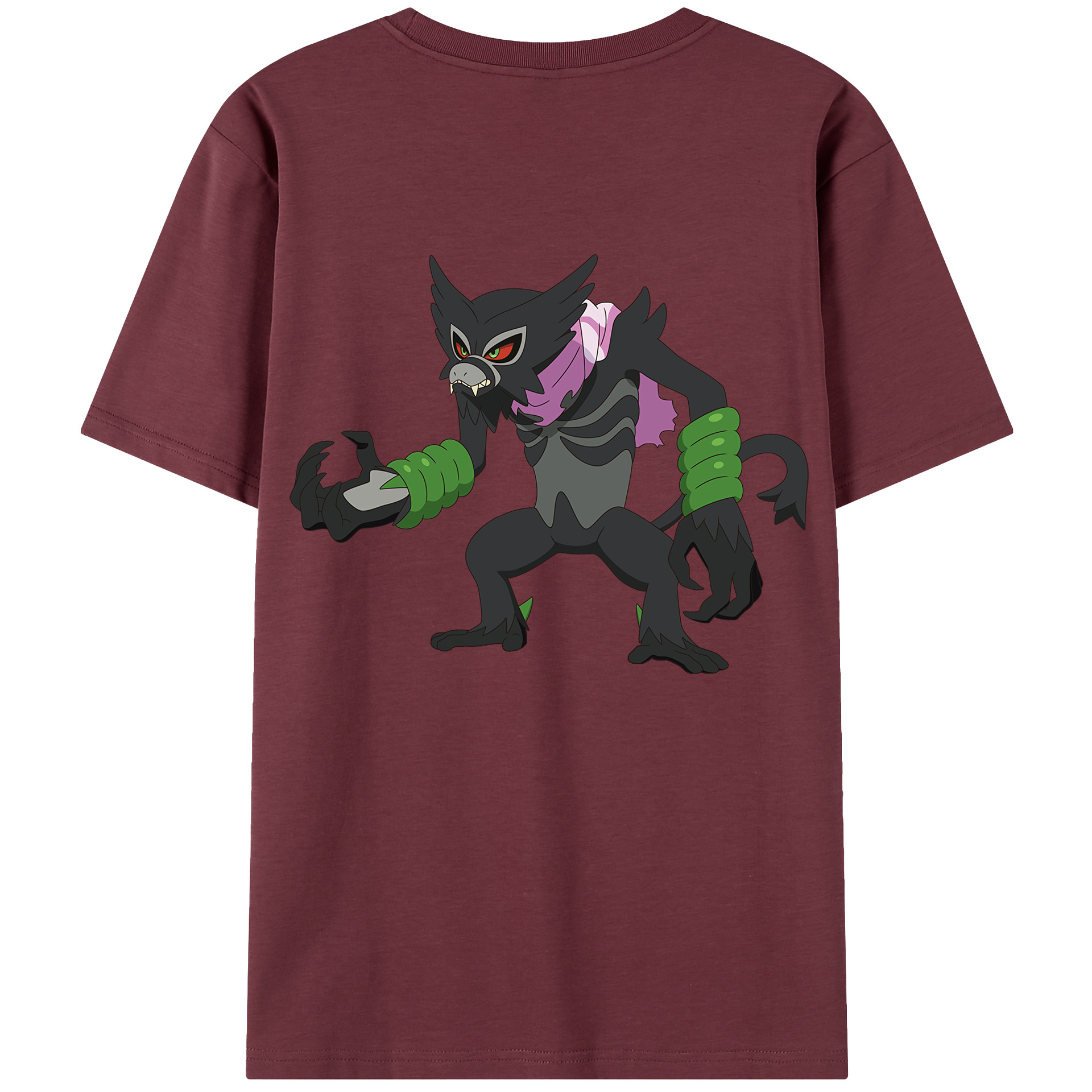 （画像用） ポケットモンスター Pokémon 綿100％半袖Tシャツ（背面プリント）